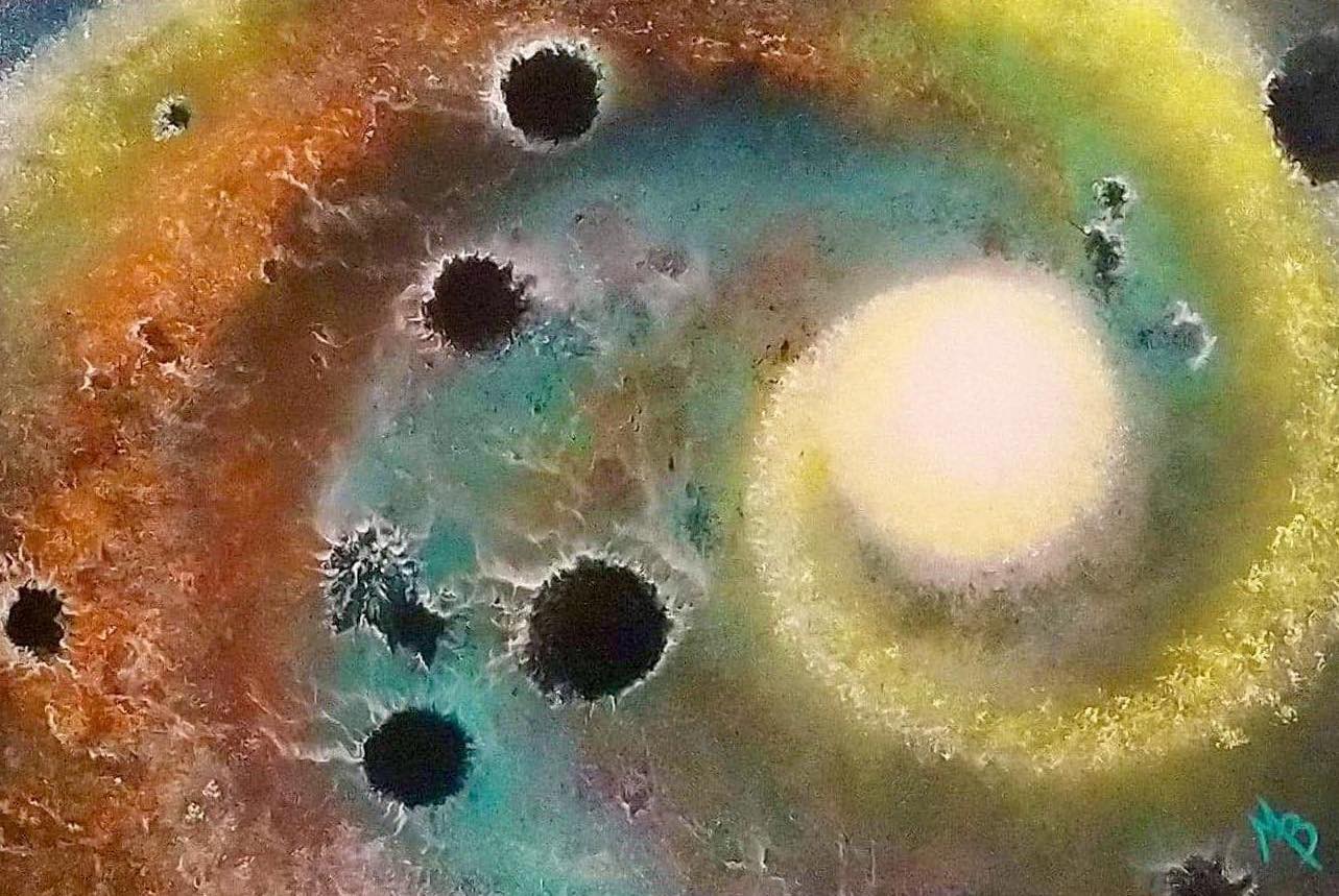 Featured artwork by Monique Boudreau